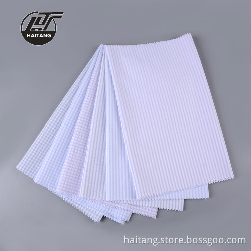 Check Bamboo fabric Strip Fabric Polyester Fabric